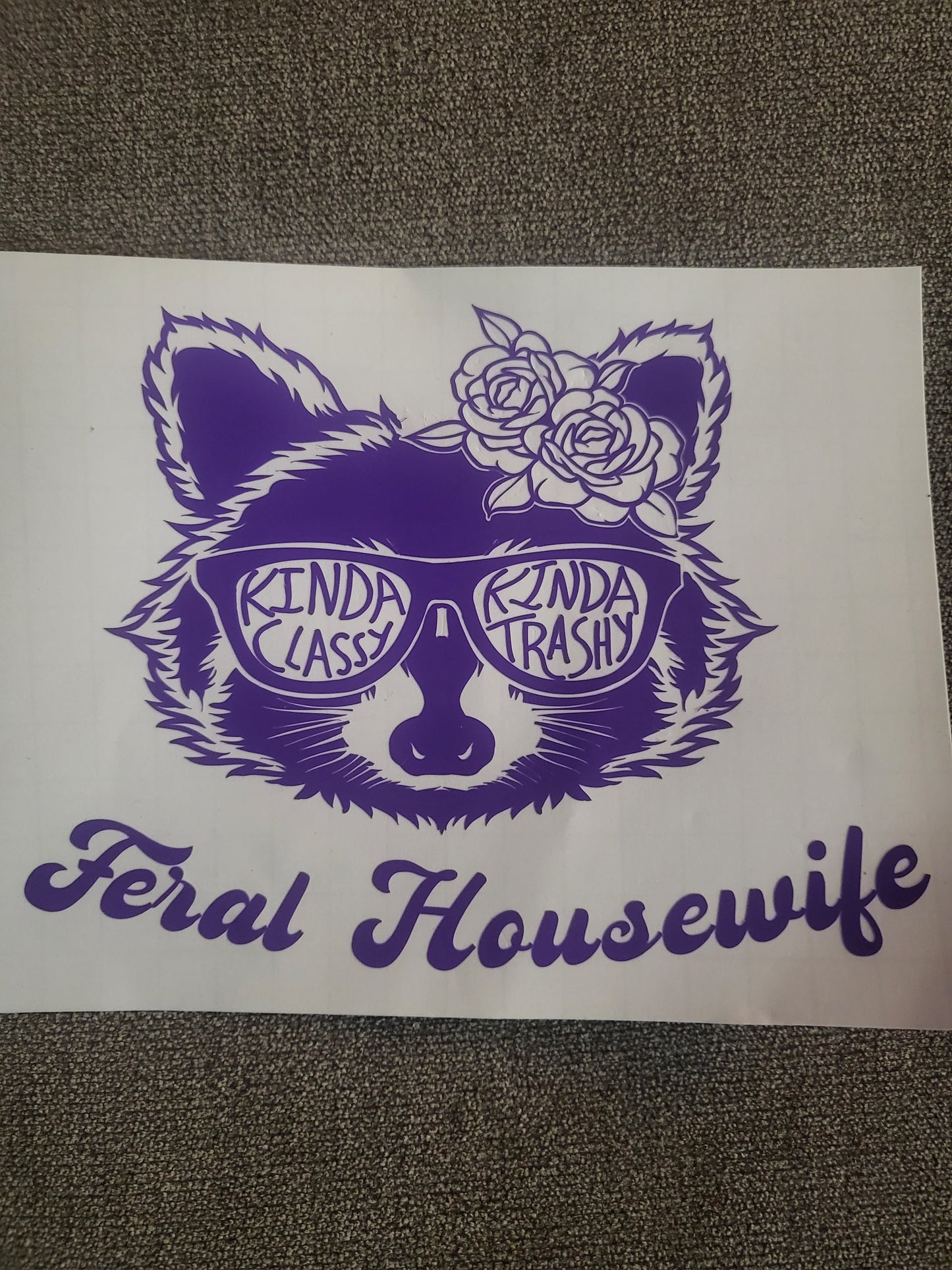 Feral Housewife Vinyl Decal