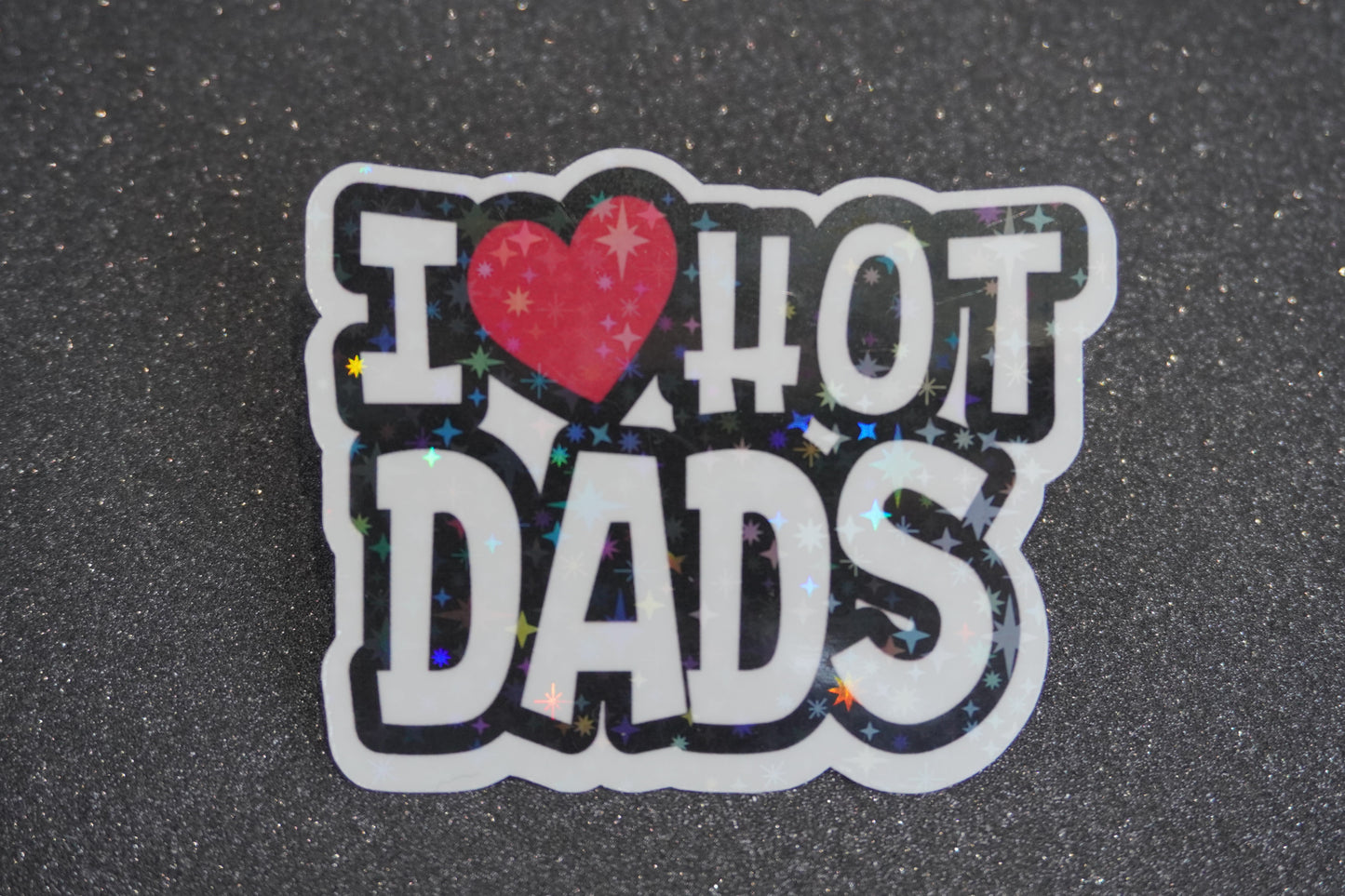 I ❤️ Hot Dads Sticker