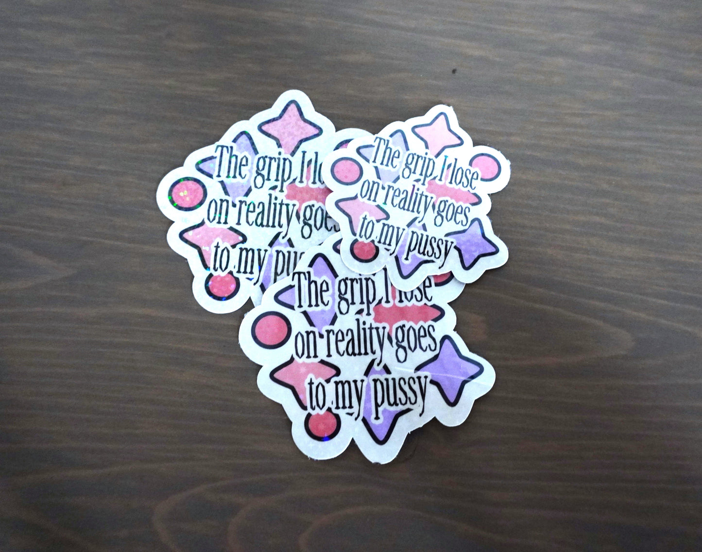 Grip on Reality Sticker