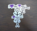I ❤️ Being Sad Sticker