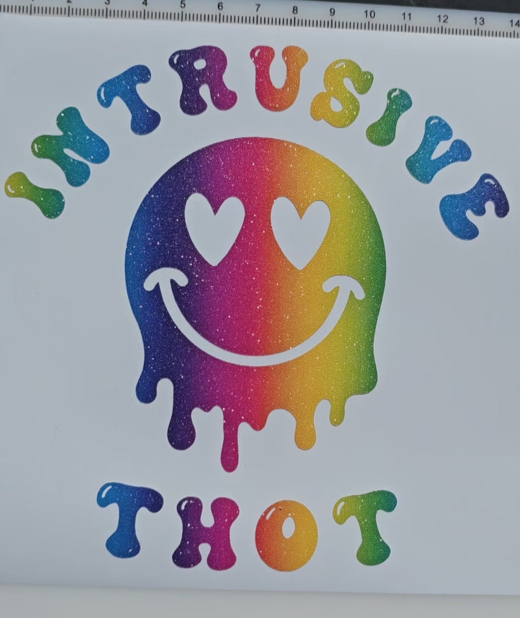 Intrusive THOT Vinyl Decal